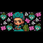 Frida Evil Eye Libbey Wrap