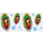 PM Virgencita Blue Libbey Wrap