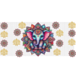 Mandala Elephant Libbey Wrap Digital Download