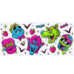 CerealMonsters Neon Libbey Wrap UVDTF