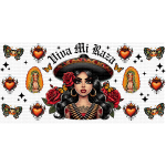 Viva Mi Raza Libbey Wrap UVDTF