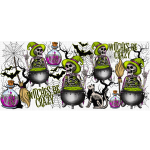 Witches Be Crazy Libbey Wrap UVDTF