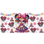 Catrina MM Libbey Wrap UVDTF