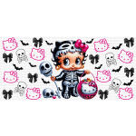 Betty Skeleton Libbey Wrap UVDTF