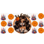 La Catrina Babe Libbey Wrap UVDTF