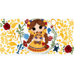 Maria Doll B Libbey Wrap UVDTF