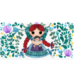 Maria Doll A Libbey Wrap