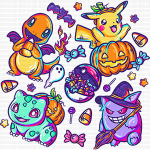 Halloween UVDTF Decal