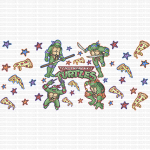 Retro TMNT Libbey Wrap