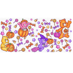 Halloween Bears Libbey Wrap