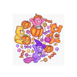 Halloween Bears DTF