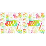 Neon Space Wars Libbey Wrap