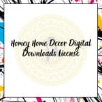 Homey Home Decor Digital Downloads Commercial License