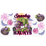 Spooky Haunts Libbey Wrap UVDTF