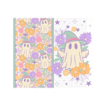 Floral Ghost Tumbler Wrap