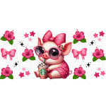 Piggy Vibes Libbey Wrap UVDTF