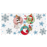 X-Mas Ornaments 1 Libbey Wrap UVDTF