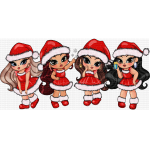 X-Mas Cuties 3 Libbey Wrap UVDTF