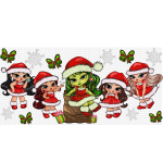 X-Mas Cuties 2 Libbey Wrap UVDTF