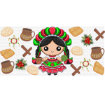 Navidad 001 Libbey Wrap UVDTF