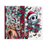 Skeleton Christmas 1 Tumbler Wrap
