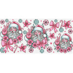 Pink Santa Libbey Wrap