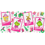 Christmas Cards Libbey Wrap UVDTF