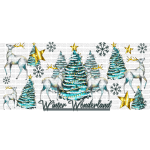 Winter Wonderland Libbey Wrap UVDTF