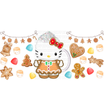 Gingerbread K-Mug Libbey Wrap Digital Download