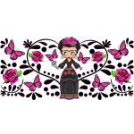 Frida Kahlo libbey wrap