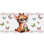 Baby Giraffe 002 Libbey Wrap Digital Download
