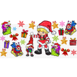 Brite Christmas Libbey Wrap Digital Download