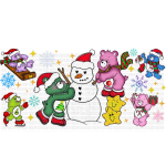 Merry Bears 2 Libbey Wrap Digital Download