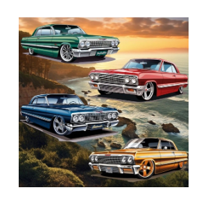 Untitled design Lowrider 22 Tumbler Wrap - Image 1