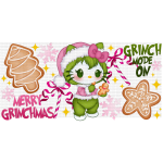 Pink K-Gingerbread Libbey Wrap UVDTF