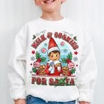 Male Elf Milk and Cookies  DTF