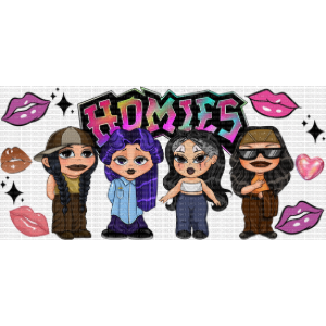 You may not resell or share this digital file. You May create physical products only HomiesDolls Libbey Wrap - Image 1