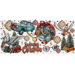 Enchanting Christmas Libbey Wrap UVDTF