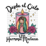 Virgencita Candle UVDTF Decal