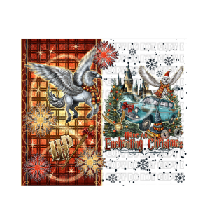 You may not resell or share this digital file. You May create physical products only (47) Enchanting Christmas 1 Tumbler Wrap - Image 1