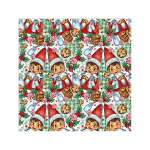 Elf Milk and Cookies Green Tumbler Wrap