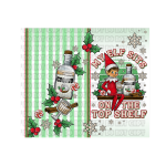 Male Elf Coquito Tumbler Wrap