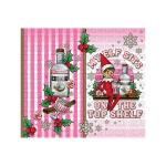 Female Elf Coquito Tumbler Wrap