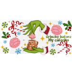 Grinchie Before Cafecito Libbey Wrap