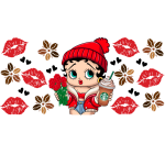 Betty's Cafecito Libbey Wrap