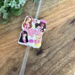 B-Dolls Valentines 3D-Printed Straw Topper