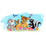 Baby Fawn 002 Sublimation Libbey Wrap 16oz