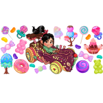 V- Candy Land Libbey Wrap