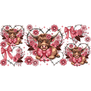 Untitled design - 2024-12-18T213250.204 Heart Highland Cow Libbey Wrap - Image 1