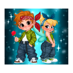 Tink Cholos Couple 1 Tumbler Wrap